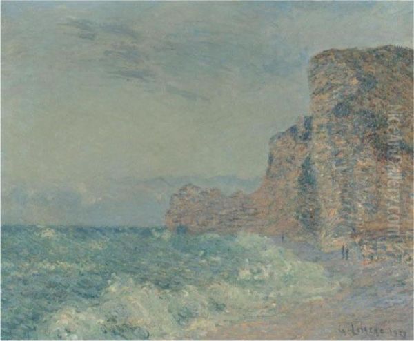 Porte D'amont, Etretat Oil Painting by Gustave Loiseau