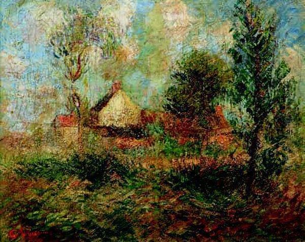 Paysage De Campagne Oil Painting by Gustave Loiseau