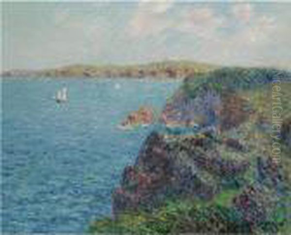 L'anse Des Sevignies, Cap Frehel Oil Painting by Gustave Loiseau