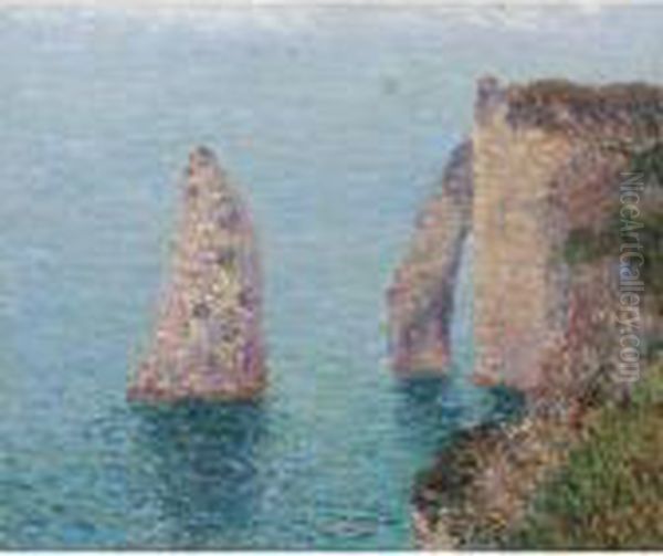 Etretat Oil Painting by Gustave Loiseau