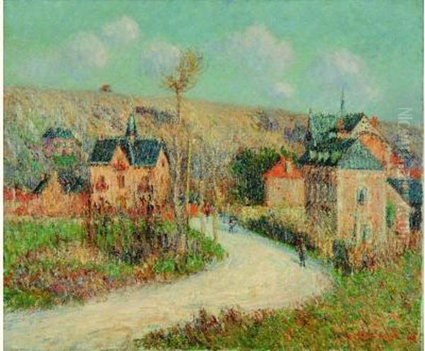  La Route De Dieppe, 1904  Oil Painting by Gustave Loiseau