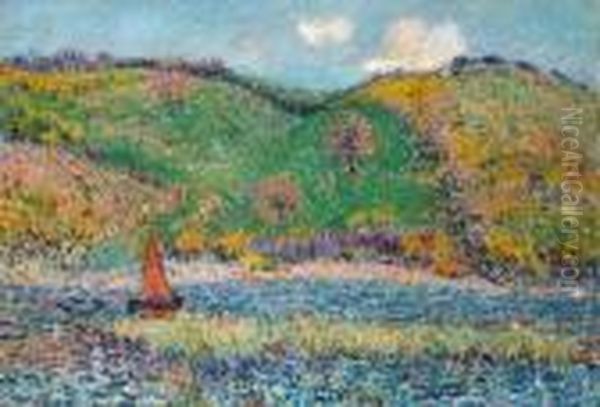 La Riviere De Belon Oil Painting by Gustave Loiseau