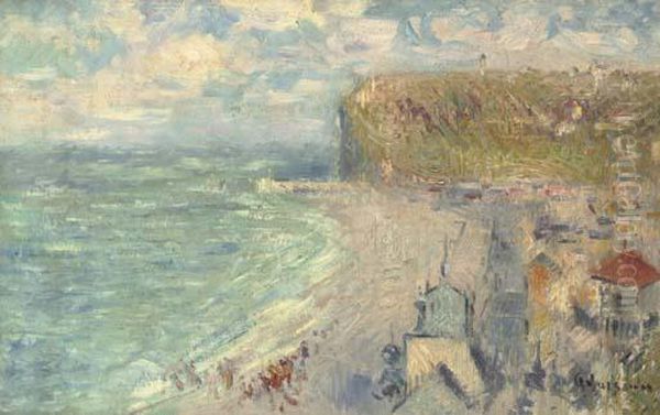 La Plage De Fecamp Oil Painting by Gustave Loiseau