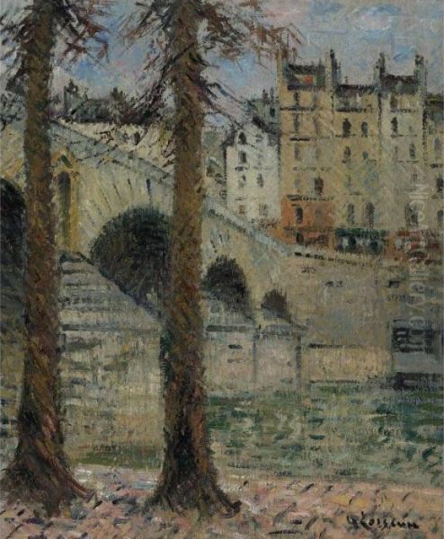 Le Pont Marie, Paris Oil Painting by Gustave Loiseau