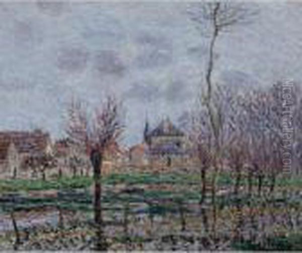 Saint Cyr De Vaudreuil Oil Painting by Gustave Loiseau