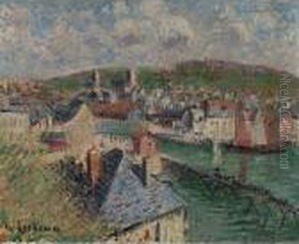 L'avant-port De Fecamp Oil Painting by Gustave Loiseau