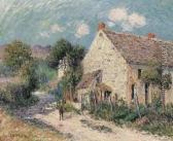 Paysage De Seine Et Oise Oil Painting by Gustave Loiseau