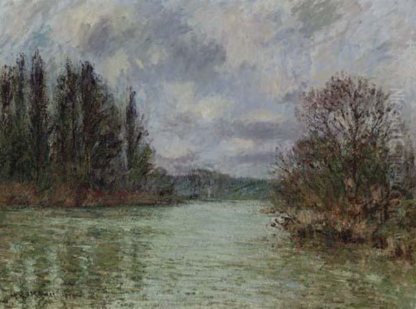 Bords De L'oise Oil Painting by Gustave Loiseau