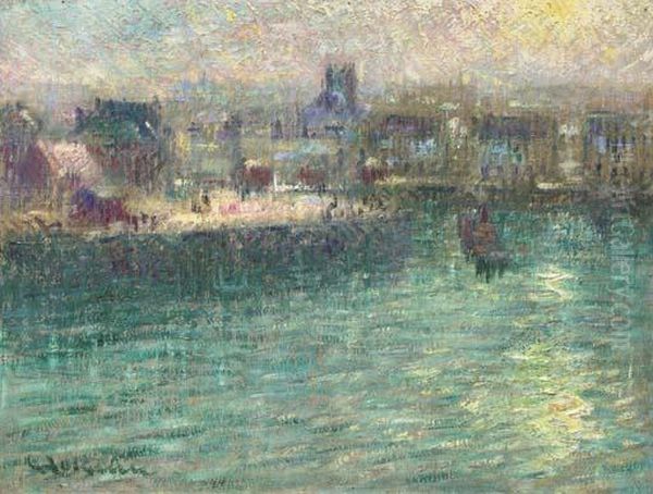 Dieppe Oil Painting by Gustave Loiseau