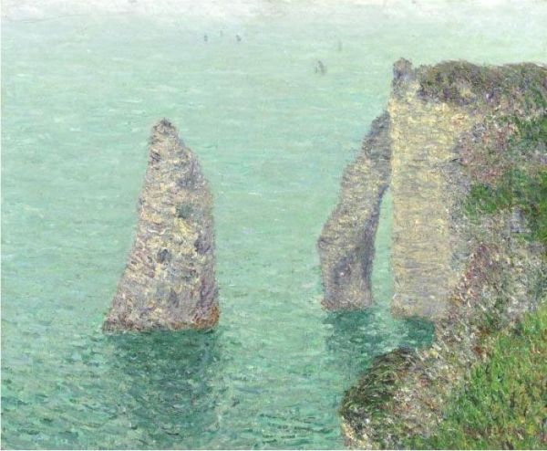 Etretat Oil Painting by Gustave Loiseau