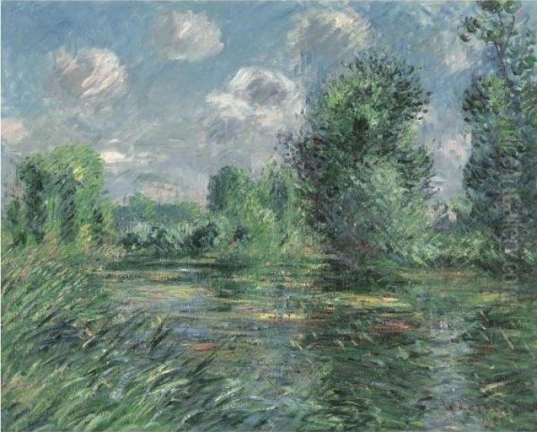 Etang A Muid, Eure Oil Painting by Gustave Loiseau