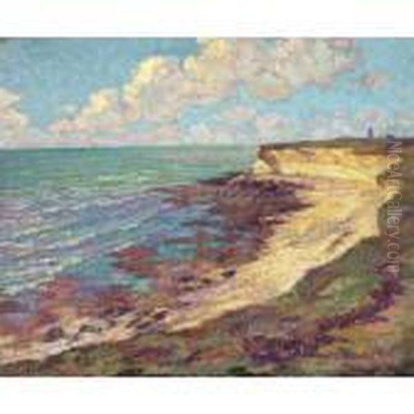 Au Bord De La Mer Oil Painting by Gustave Loiseau