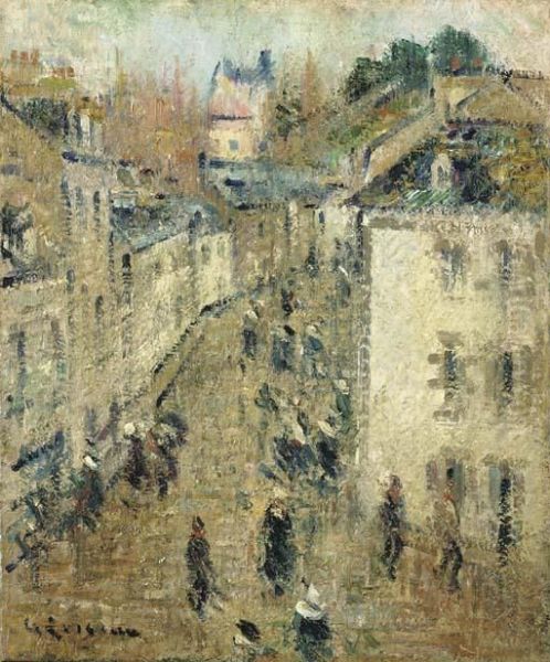 Rue A Pont-aven Oil Painting by Gustave Loiseau