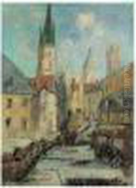 La Cathedrale De Rouen Oil Painting by Gustave Loiseau