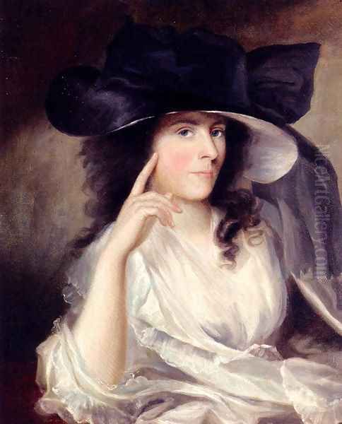 Portrait Of A Lady Oil Painting by Rev. Matthew William Peters