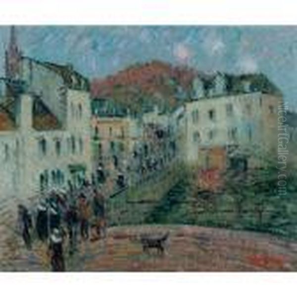 Le Moulin De Pont Aven Oil Painting by Gustave Loiseau