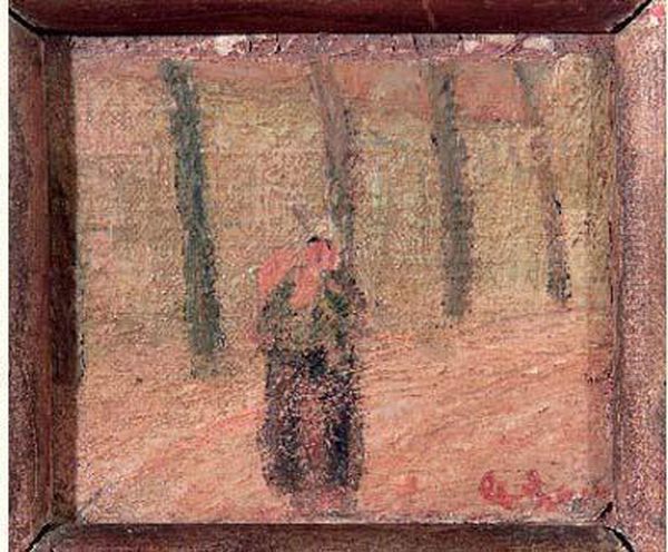 Jeune Paysanne Oil Painting by Gustave Loiseau