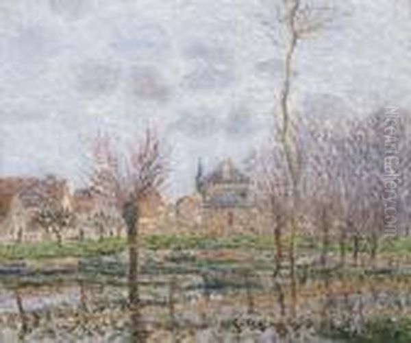 Saint Cyr-du-vaudreuil Oil Painting by Gustave Loiseau