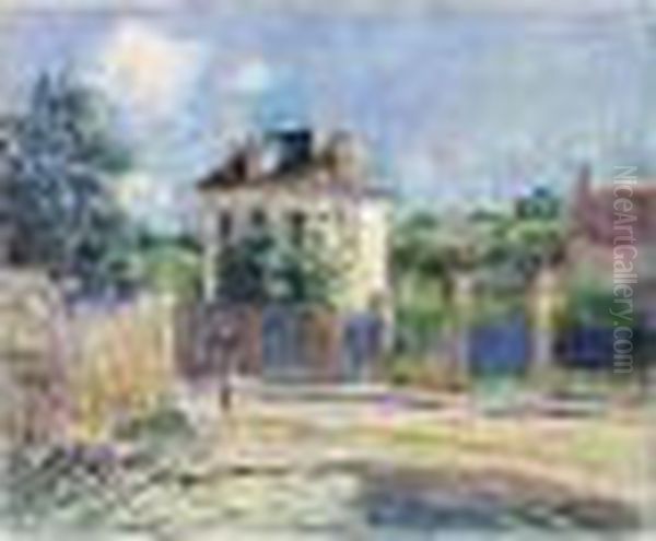 Vue De Pontoise Oil Painting by Gustave Loiseau