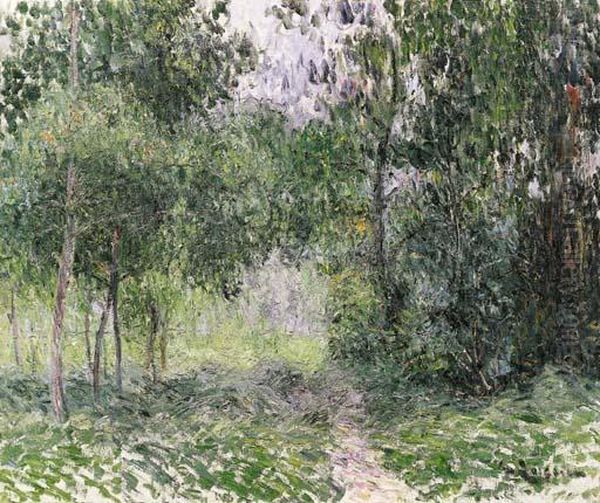 Sous Bois Oil Painting by Gustave Loiseau