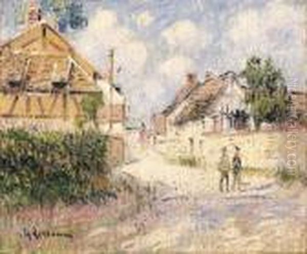 La Route De Tournedos Oil Painting by Gustave Loiseau