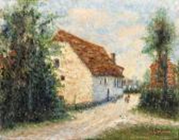 Chemin De Village Oil Painting by Gustave Loiseau