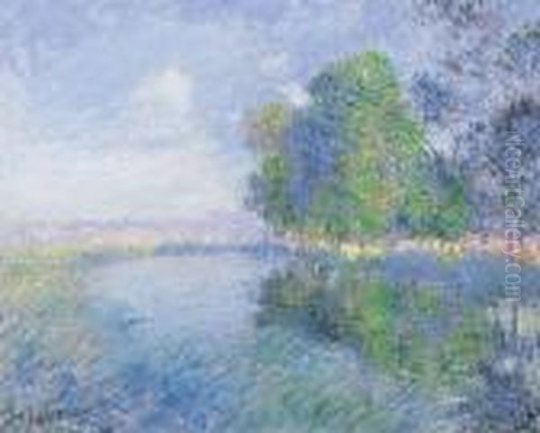 La Riviere En Automne Oil Painting by Gustave Loiseau