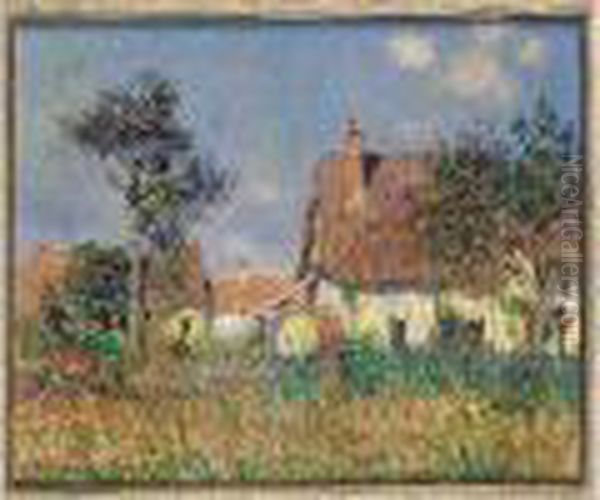 Chaumiere En Normandie Oil Painting by Gustave Loiseau