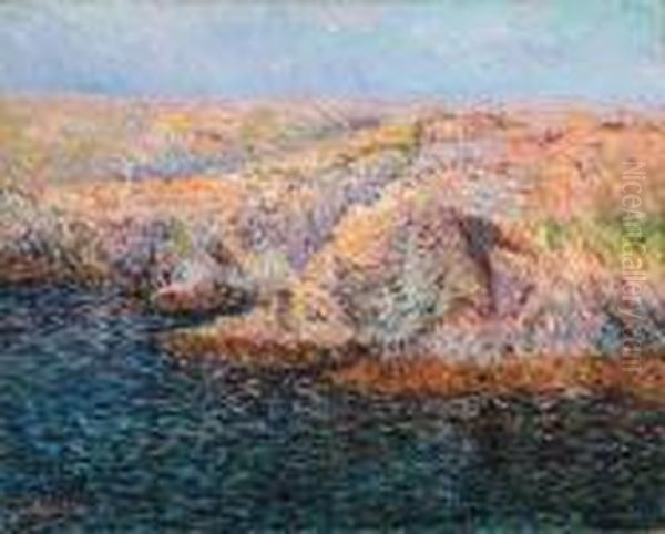 Belle-isle, La Cte Sauvage Oil Painting by Gustave Loiseau