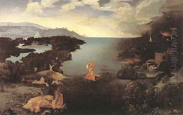 Charon Oil Painting by Joachim Patenier (Patinir)