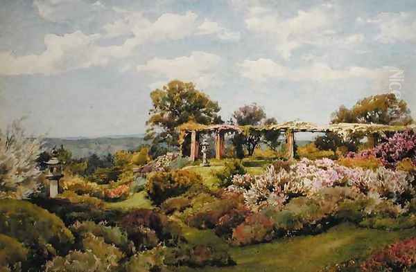 Nymans, Sussex Oil Painting by Alfred Parsons