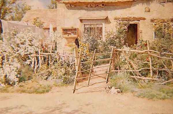 Hot Afternoon Oil Painting by Alfred Parsons