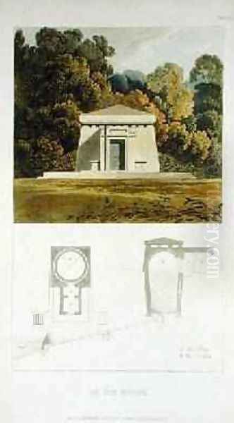 An Ice House, from Ackermanns Repository of Arts, published 1817 Oil Painting by John Buonarotti Papworth