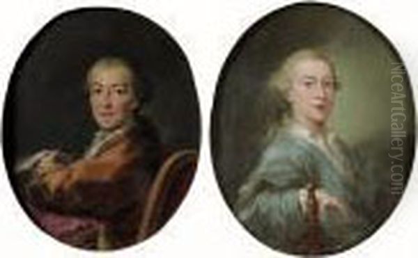 Portraits D'hommes Oil Painting by Pietro Longhi