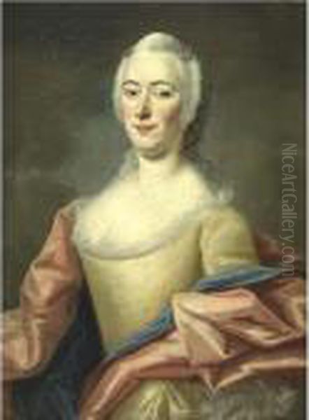 Portrait Of A Lady Oil Painting by Pietro Longhi