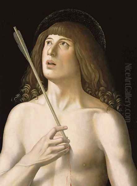 Saint Sebastian Oil Painting by Marco Palmezzano