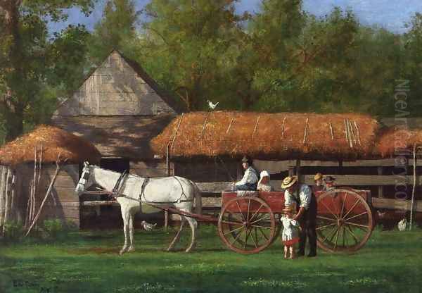 Going for a Ride Oil Painting by Enoch Wood Perry