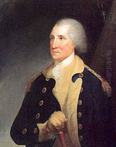 George Washington 1785 Oil Painting by Robert Edge Pine