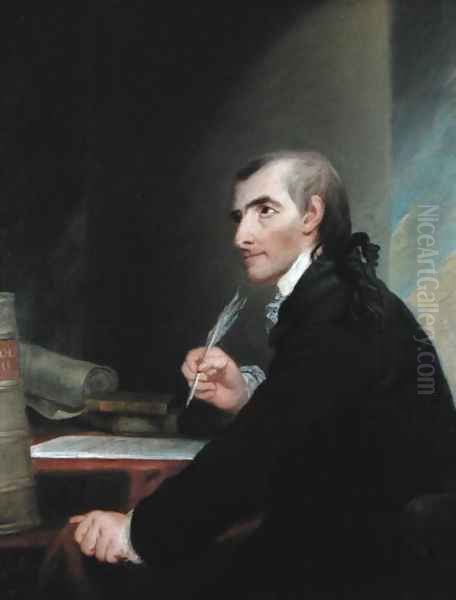 Francis Hopkinson 1738-91 Oil Painting by Robert Edge Pine