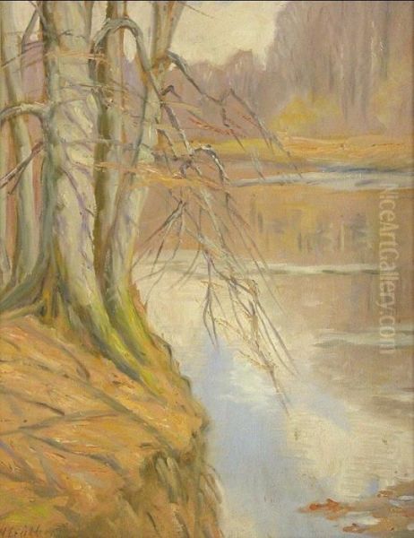 Letztes Eis Oil Painting by Holger Peter Svane Lubbers