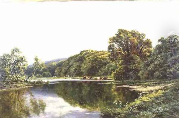 The Thames near Henley Oil Painting by Henry Hillier Parker