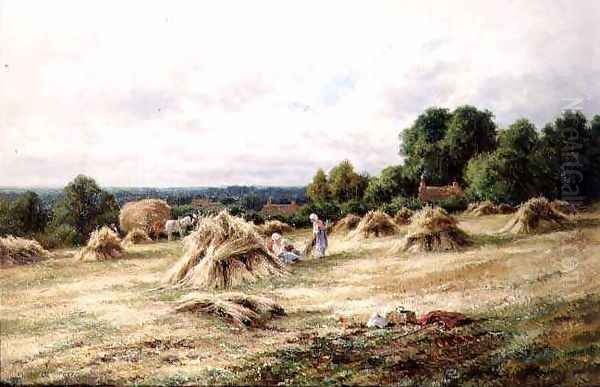 The Harvesters Oil Painting by Henry Hillier Parker