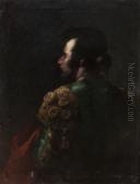 Torero Oil Painting by Eugenio Lucas Velasquez