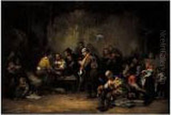 Los Miserables ('poverty') Oil Painting by Eugenio Lucas Velasquez