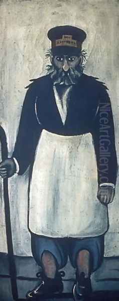 A Caretaker, 1905 Oil Painting by Niko Pirosmanashvili