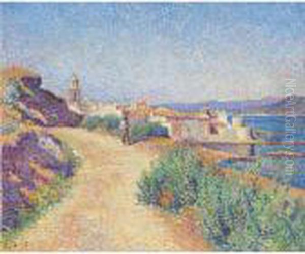 Saint-tropez Oil Painting by Maximilien Luce