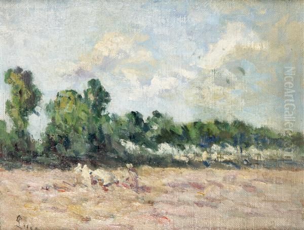 Paysage Oil Painting by Maximilien Luce