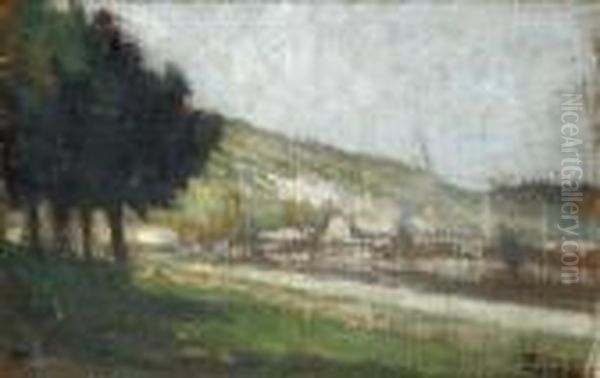 Paysage Oil Painting by Maximilien Luce