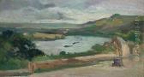 On The Seine Oil Painting by Maximilien Luce