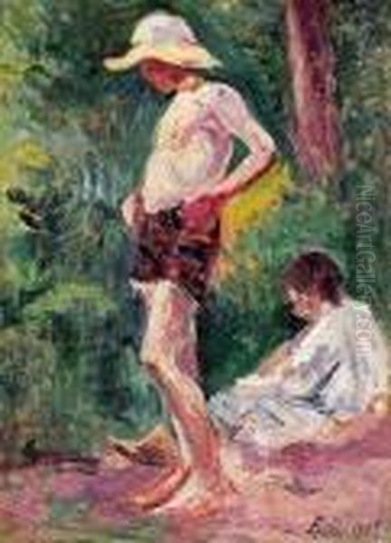 Moulineux Oil Painting by Maximilien Luce